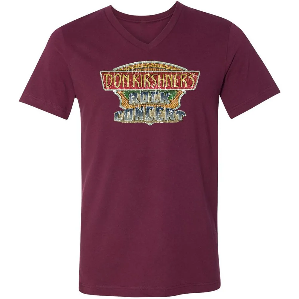 Unisex V-Neck T-Shirt - 5MJ4BWBX - Maroon - 6