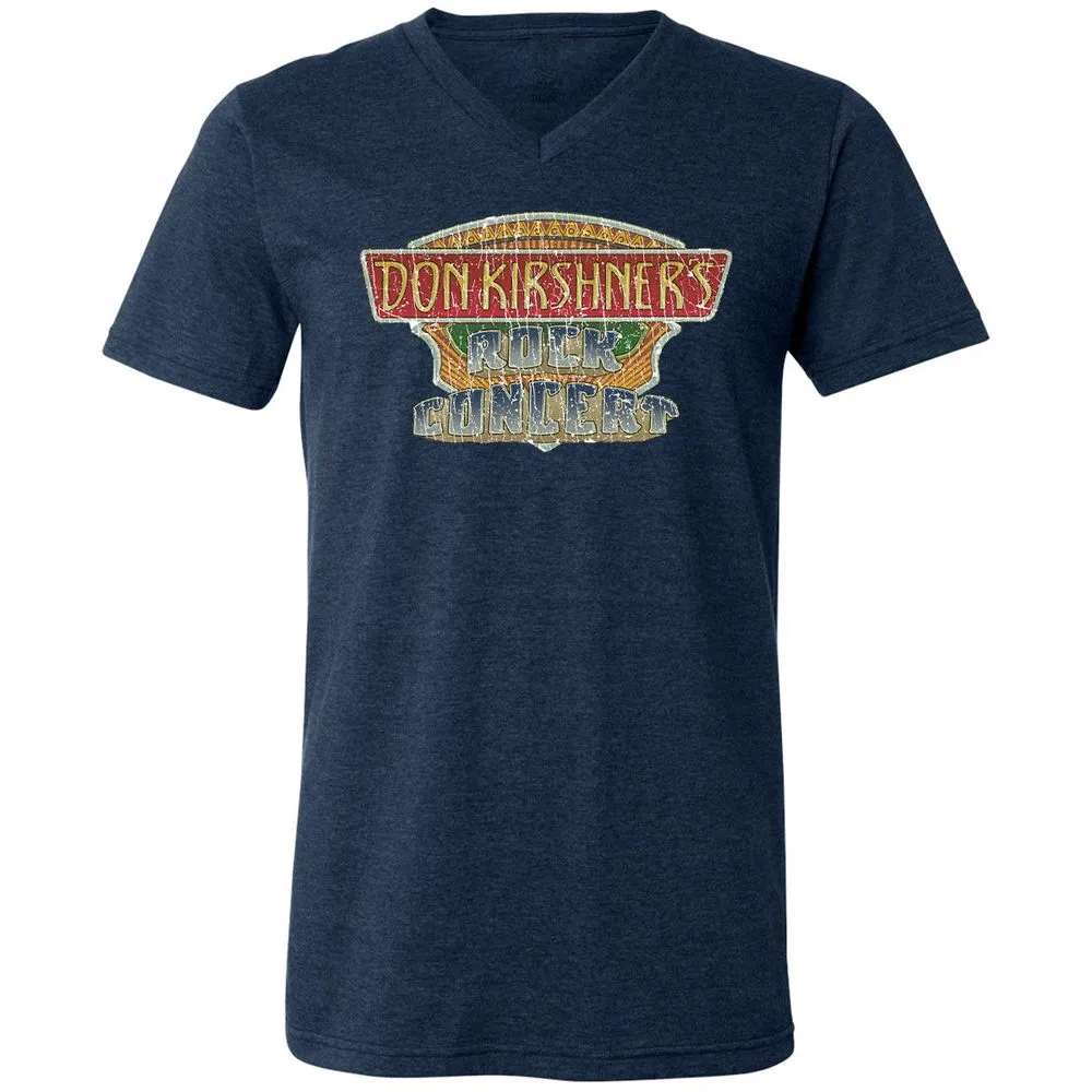 Unisex V-Neck T-Shirt - 5MJ4BWBX - Heather Navy - 15