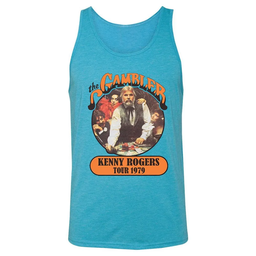 Unisex Jersey Tank - CKS67QST - Aqua Triblend - 3