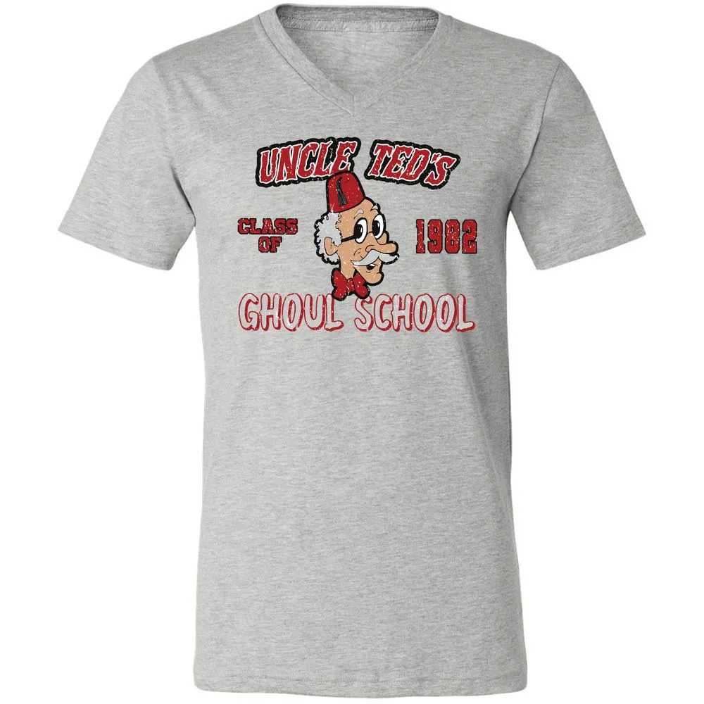 Unisex V-Neck T-Shirt - UN5WGY39 - Athletic Heather - 7