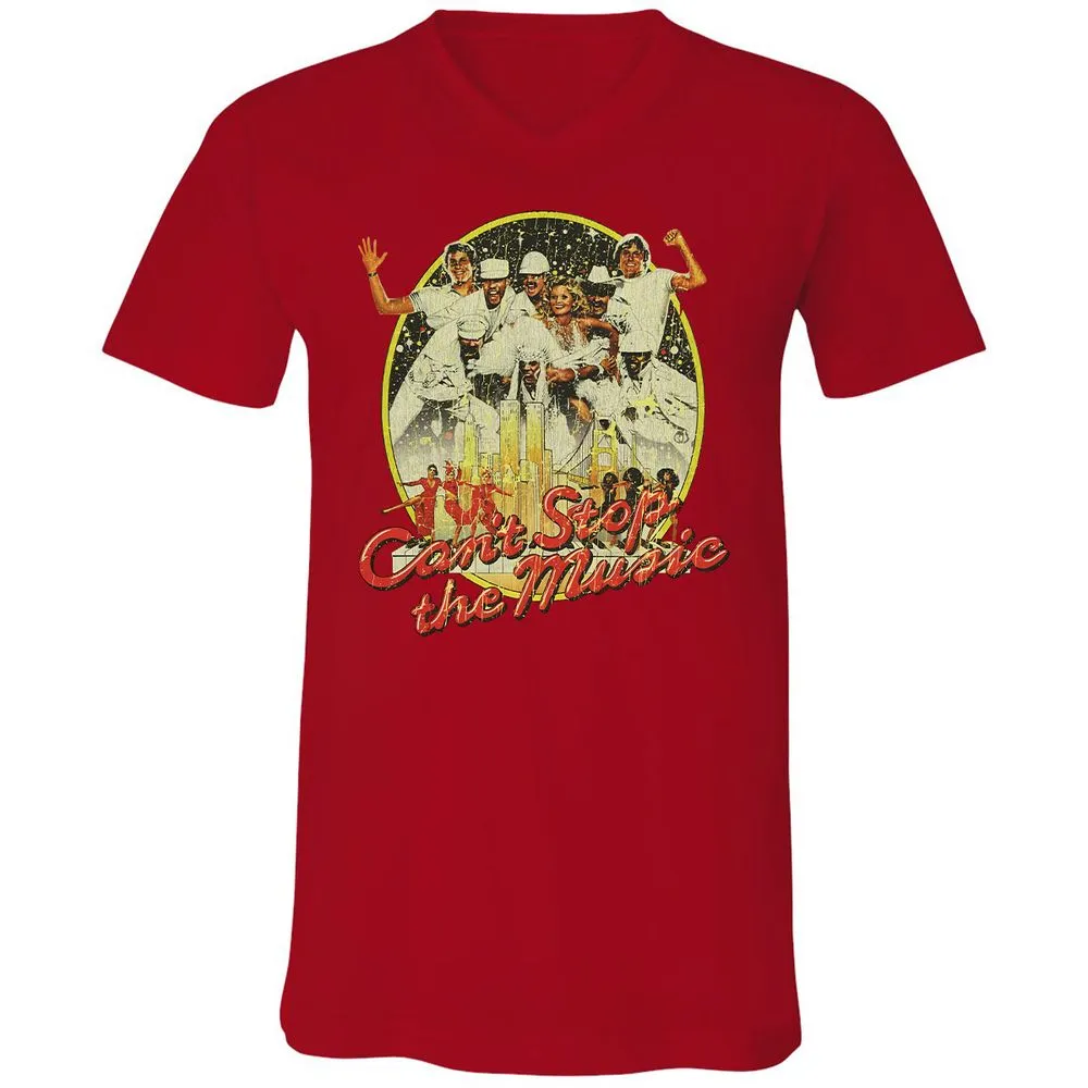 Unisex V-Neck T-Shirt - K2R1GJRP - Red - 3