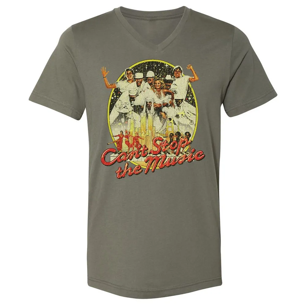 Unisex V-Neck T-Shirt - K2R1GJRP - Military Green - 10