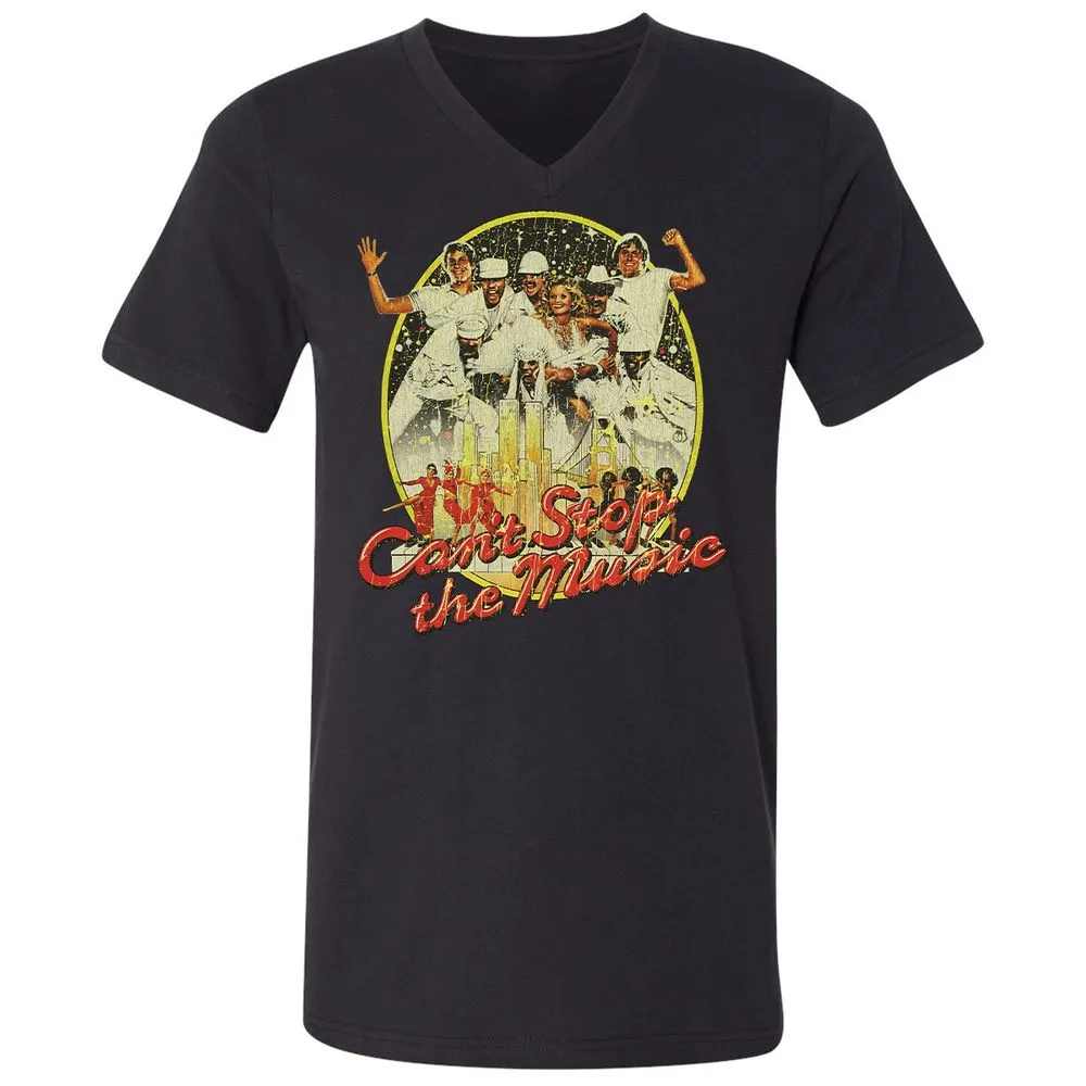 Unisex V-Neck T-Shirt - K2R1GJRP - Black - 16