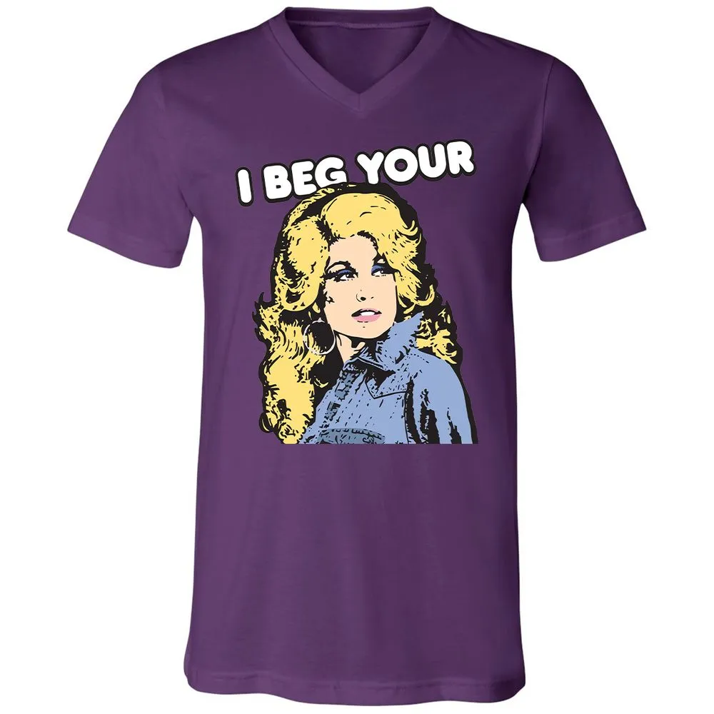 Unisex V-Neck T-Shirt - 4PENAXWA - Team Purple - 2