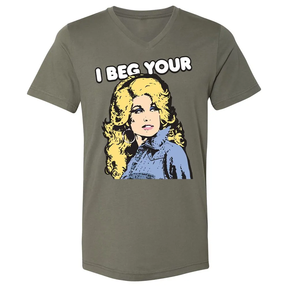 Unisex V-Neck T-Shirt - 4PENAXWA - Military Green - 10