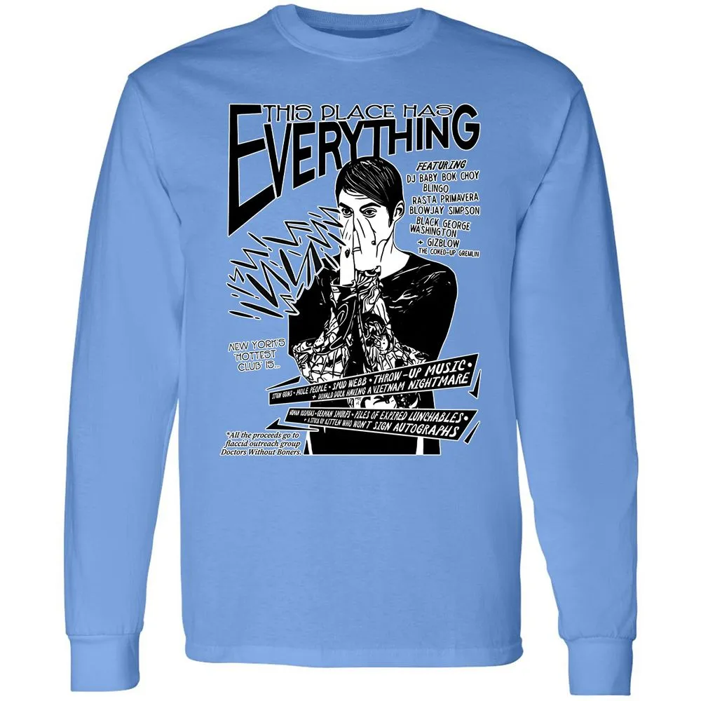 Long Sleeve T-Shirt - Y34Q338G - Carolina Blue - 2