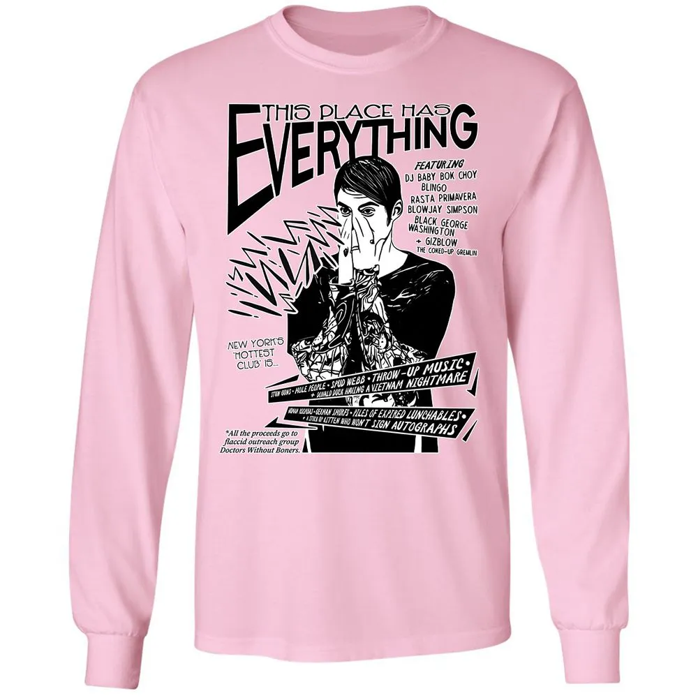 Long Sleeve T-Shirt - Y34Q338G - Light Pink - 3