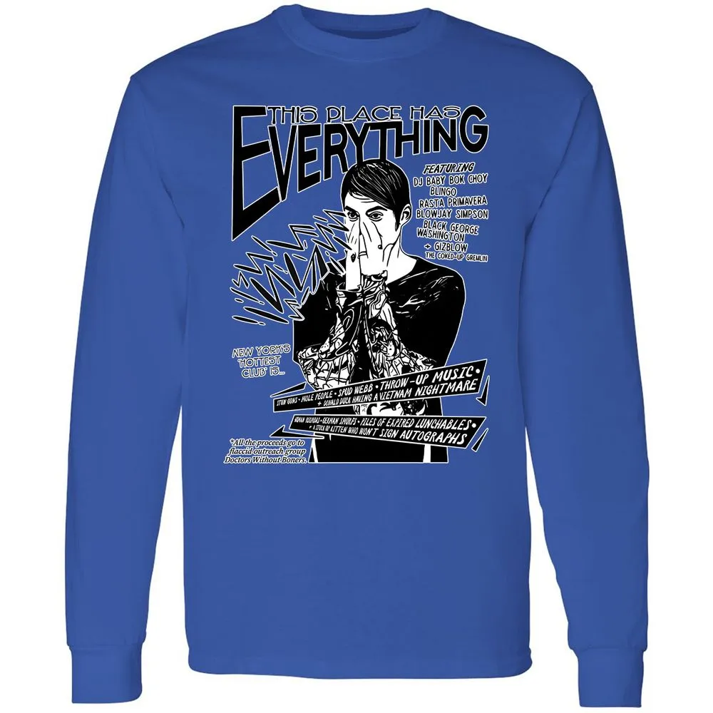 Long Sleeve T-Shirt - Y34Q338G - Royal - 4