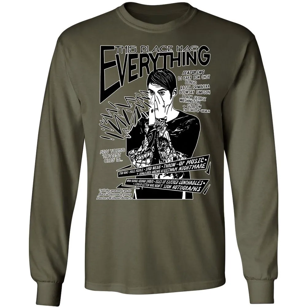 Long Sleeve T-Shirt - Y34Q338G - Military Green - 7