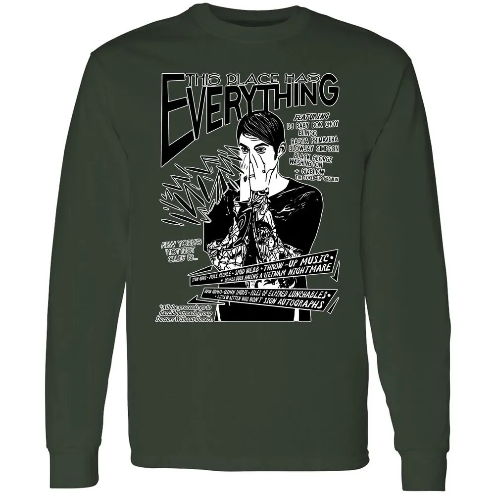 Long Sleeve T-Shirt - Y34Q338G - Forest Green - 8