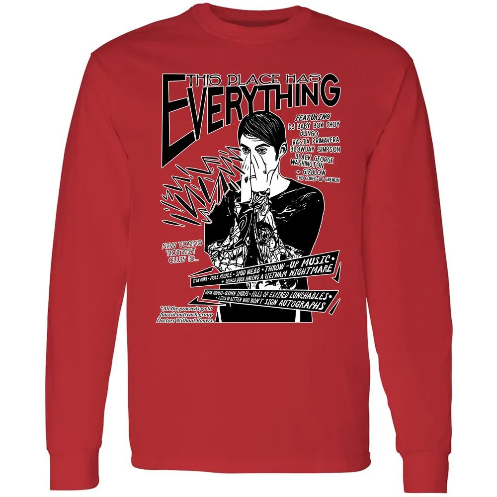 Long Sleeve T-Shirt - Y34Q338G - Red - 14