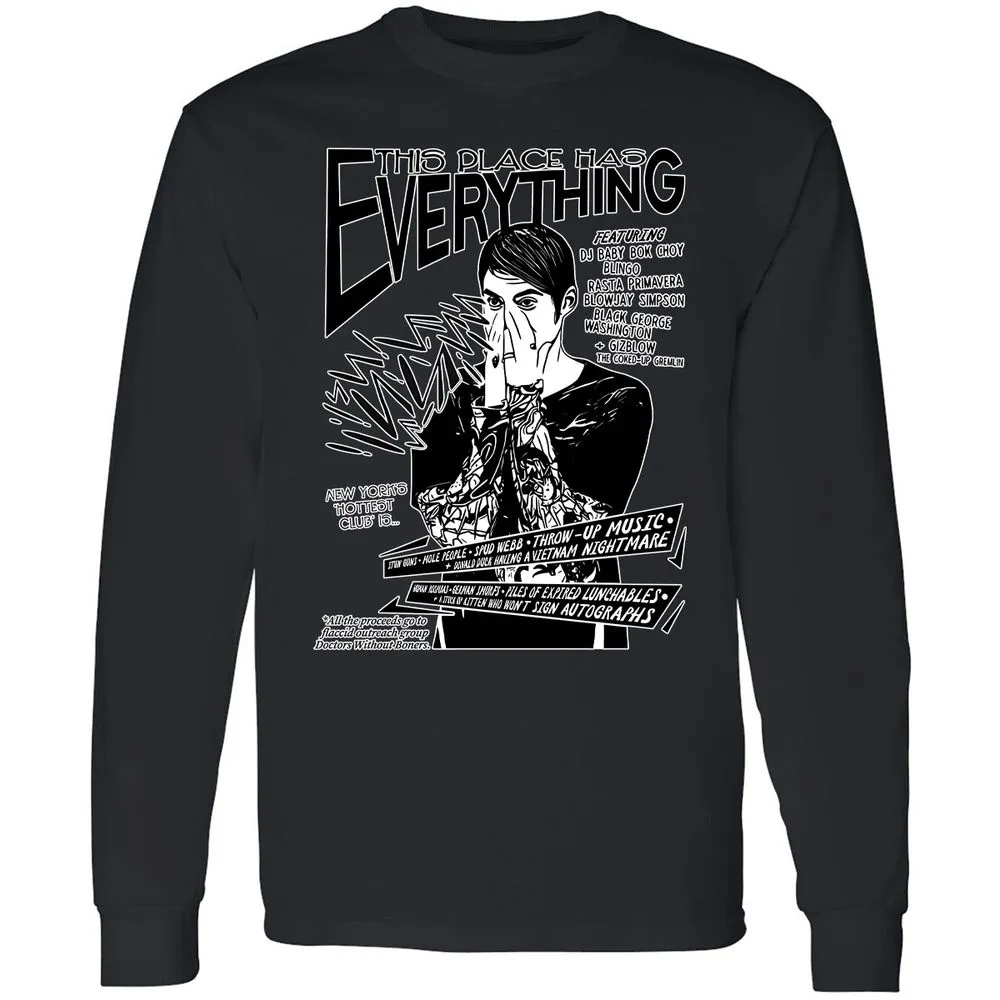 Long Sleeve T-Shirt - Y34Q338G - Black - 16