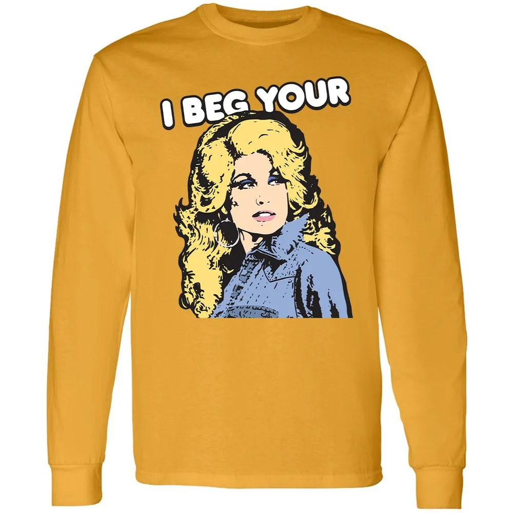 Long Sleeve T-Shirt - YB8TQBEP - Gold - 9