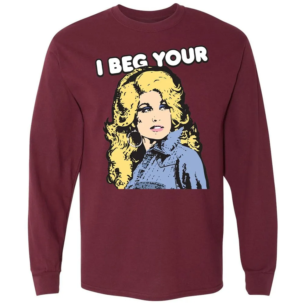 Long Sleeve T-Shirt - YB8TQBEP - Maroon - 11