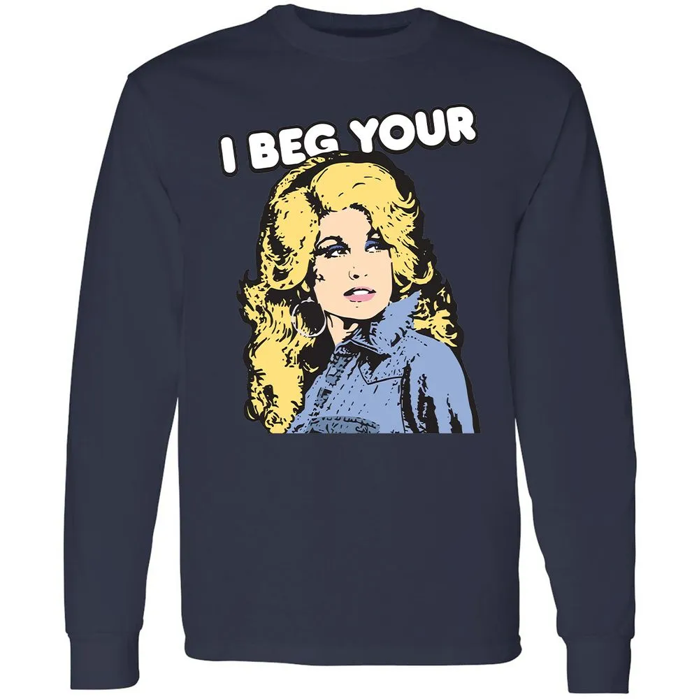 Long Sleeve T-Shirt - YB8TQBEP - Navy - 12