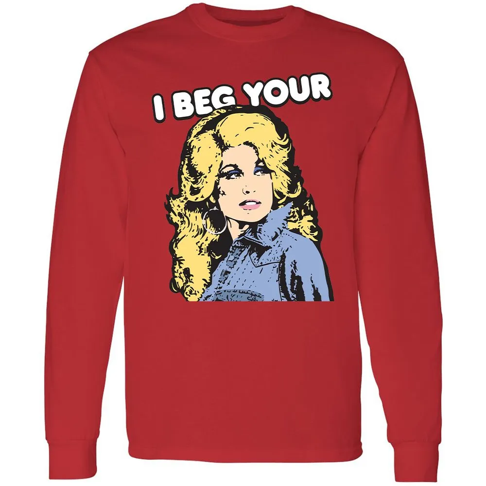 Long Sleeve T-Shirt - YB8TQBEP - Red - 14