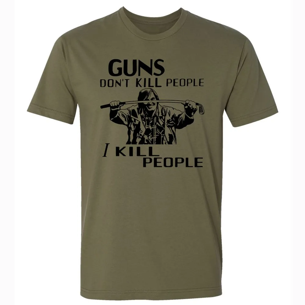 Premium Unisex T-Shirt - B6B6ES61 - Military Green - 5
