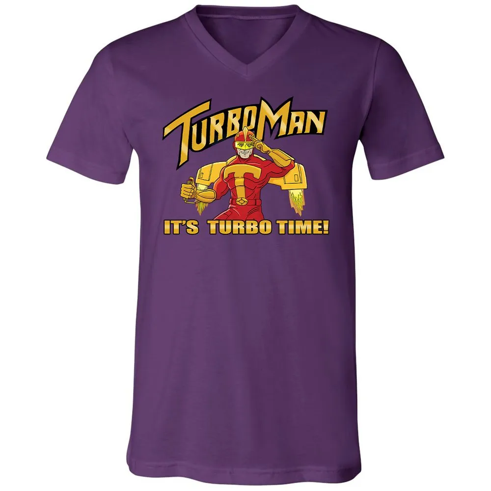 Unisex V-Neck T-Shirt - YMEVHH78 - Team Purple - 2