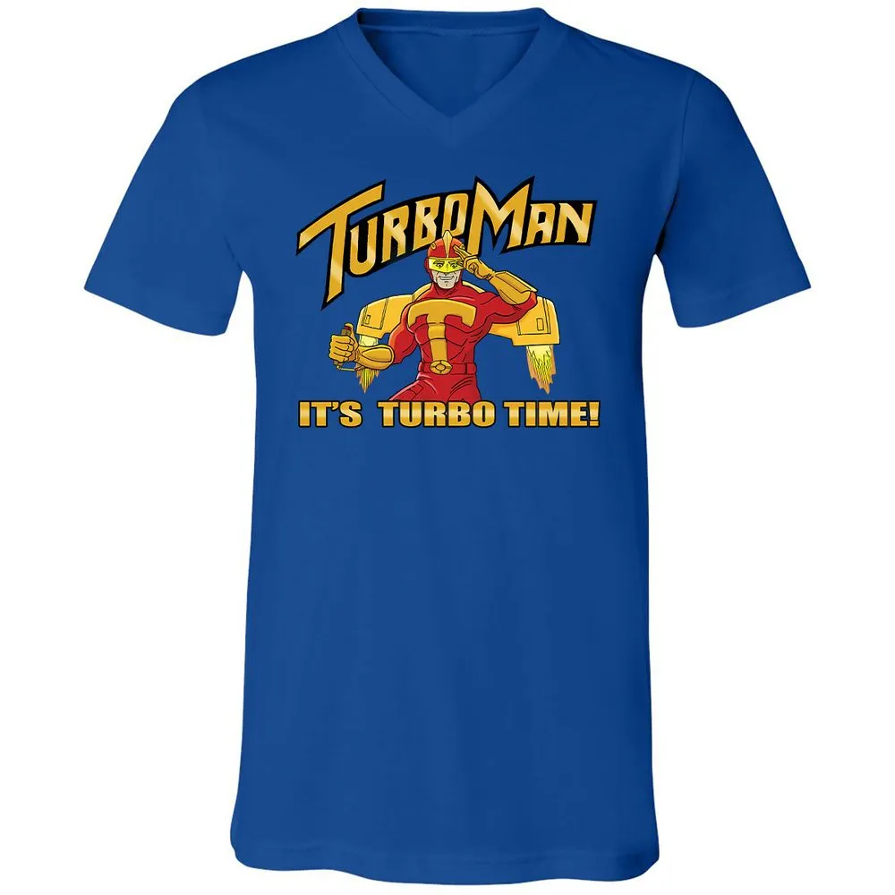 Unisex V-Neck T-Shirt - YMEVHH78 - True Royal - 4