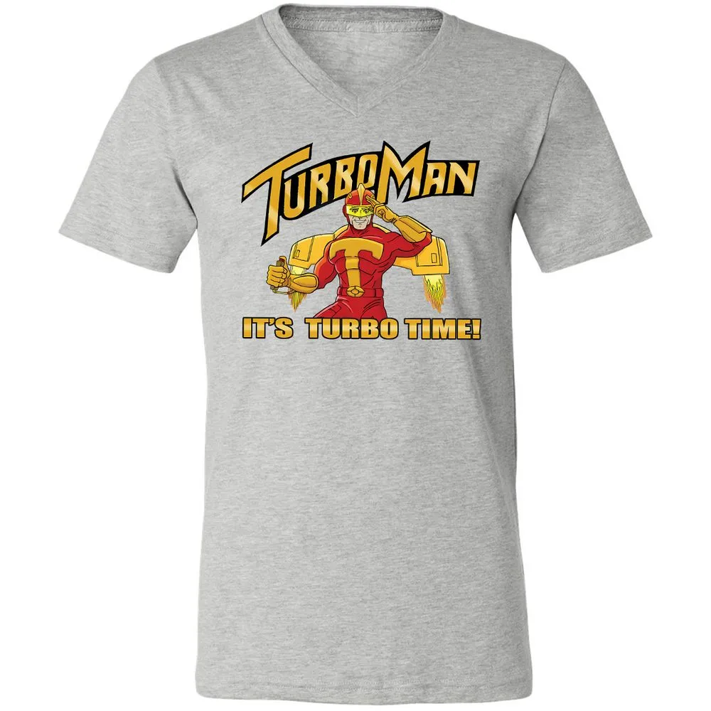 Unisex V-Neck T-Shirt - YMEVHH78 - Athletic Heather - 7