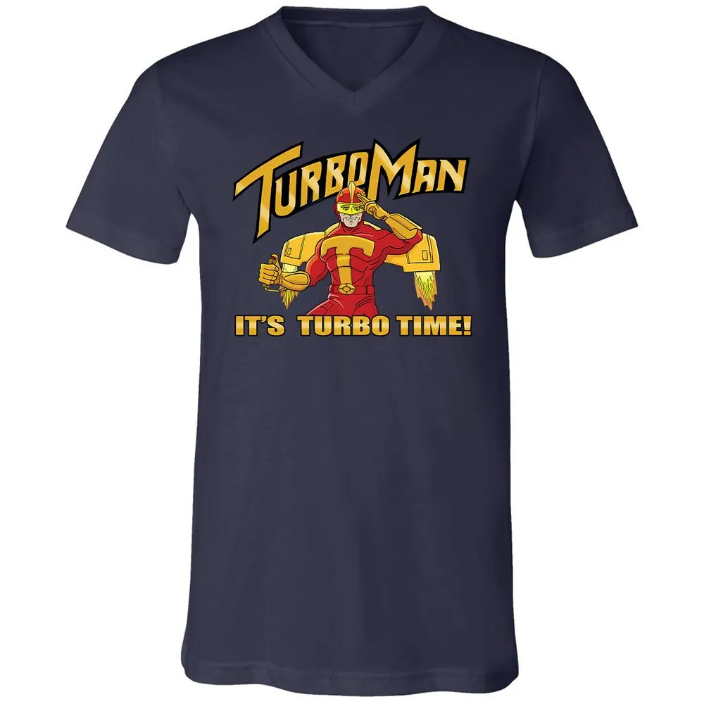 Unisex V-Neck T-Shirt - YMEVHH78 - Navy - 9