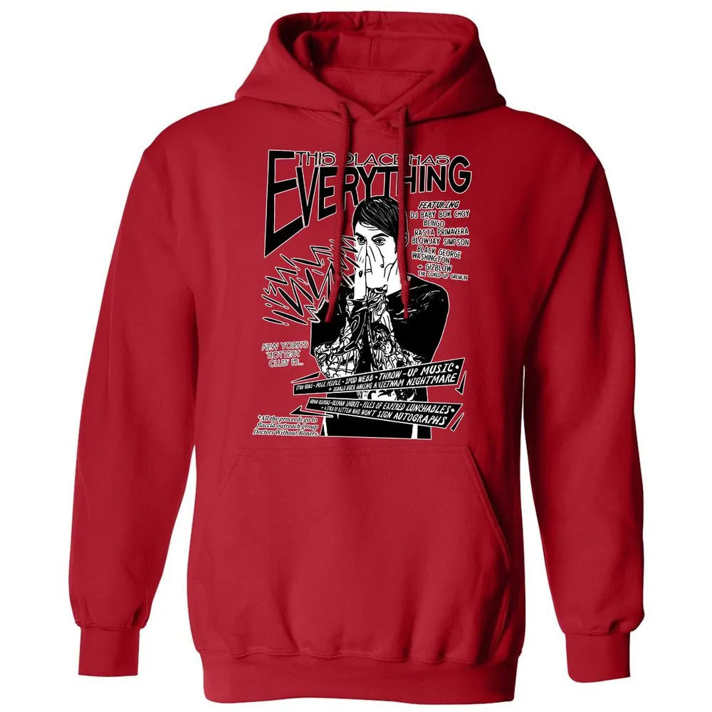 Classic Unisex Hoodie - S8LHV5FK - Red - 5