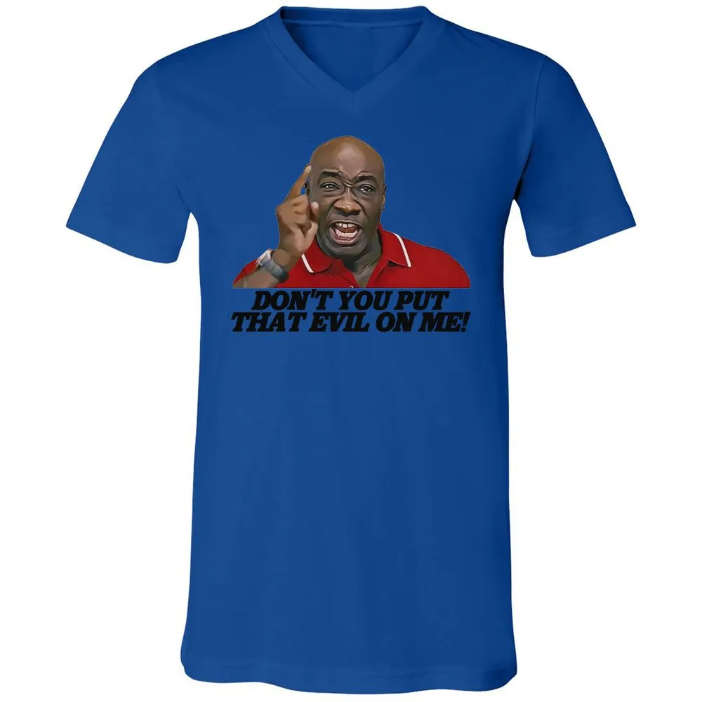 Unisex V-Neck T-Shirt - U8C1AWHK - True Royal - 4