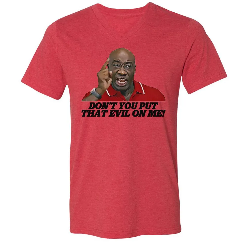 Unisex V-Neck T-Shirt - U8C1AWHK - Heather Red - 5