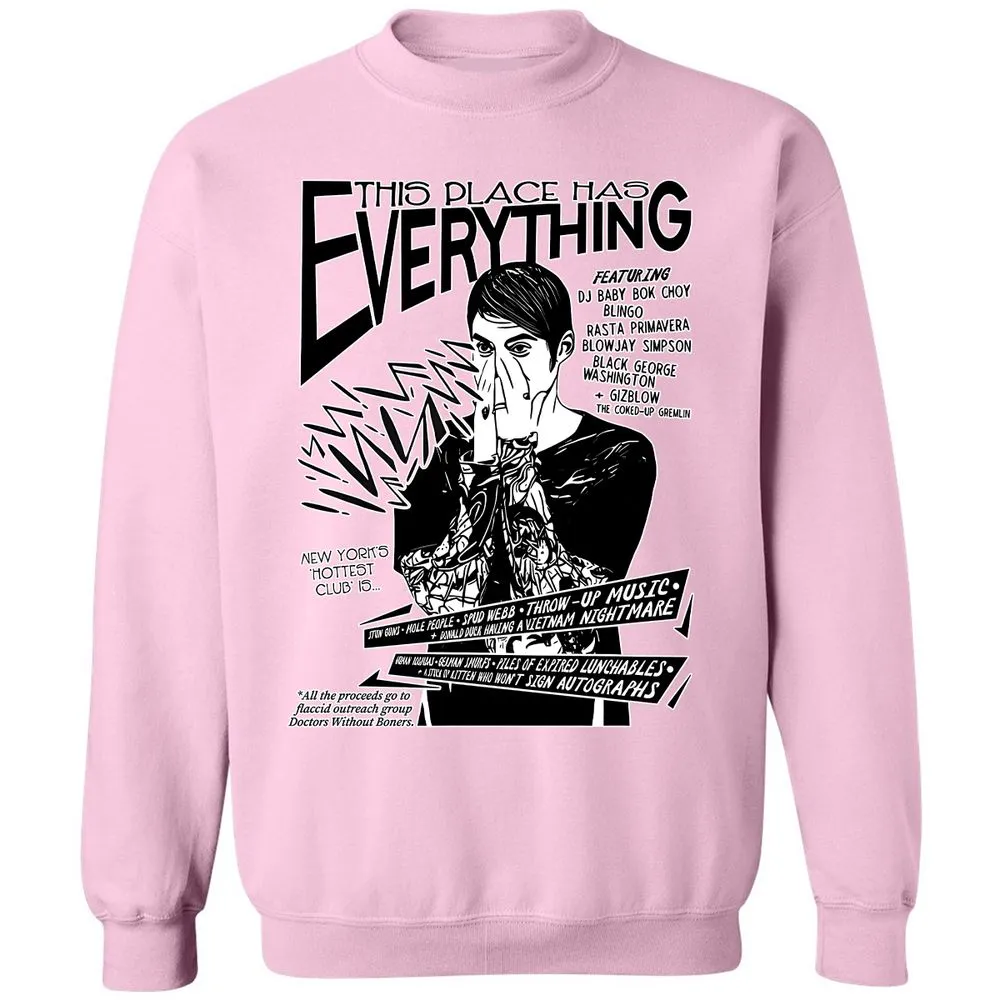 Classic Unisex Sweatshirt - E654B4ES - Light Pink - 3