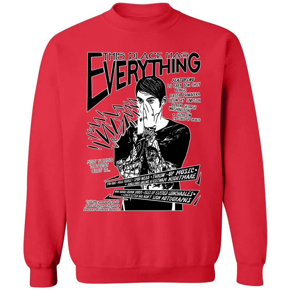 Classic Unisex Sweatshirt - E654B4ES - Red - 5