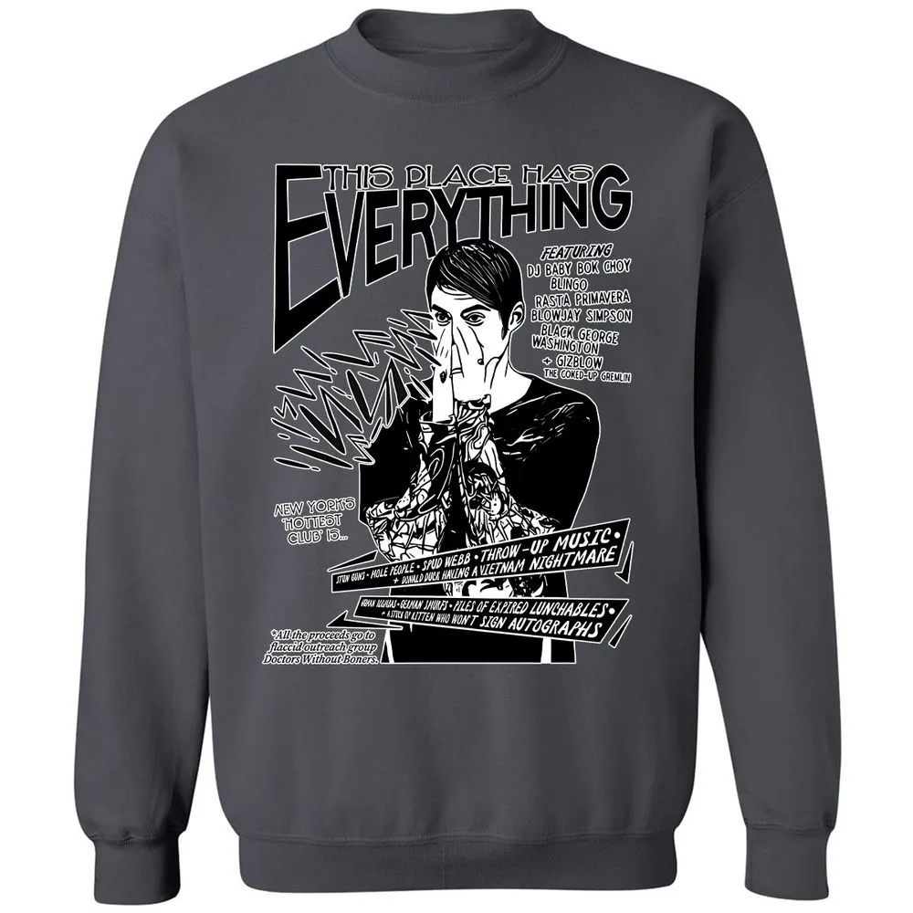 Classic Unisex Sweatshirt - E654B4ES - Charcoal - 7