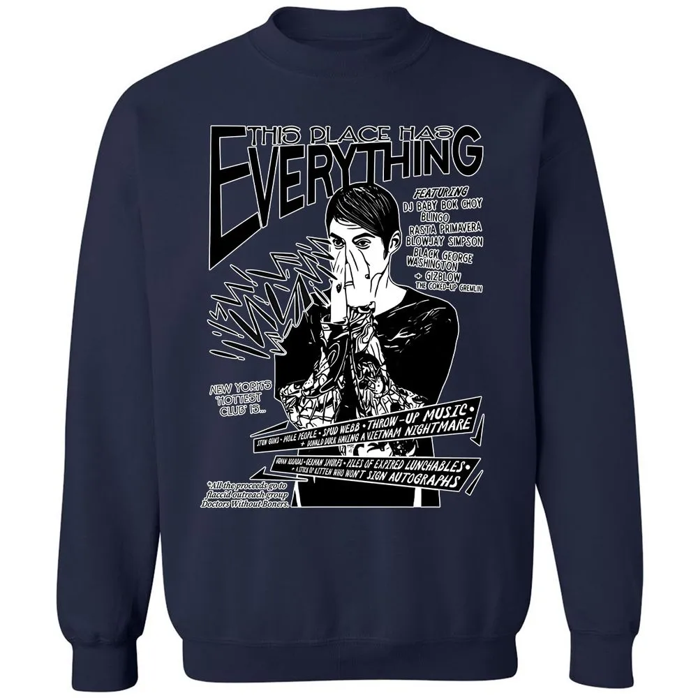 Classic Unisex Sweatshirt - E654B4ES - Navy - 8
