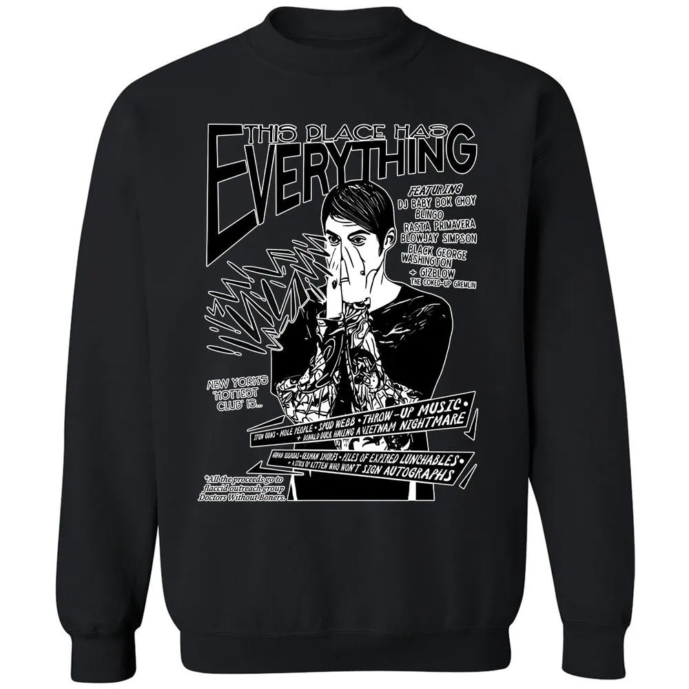 Classic Unisex Sweatshirt - E654B4ES - Black - 12