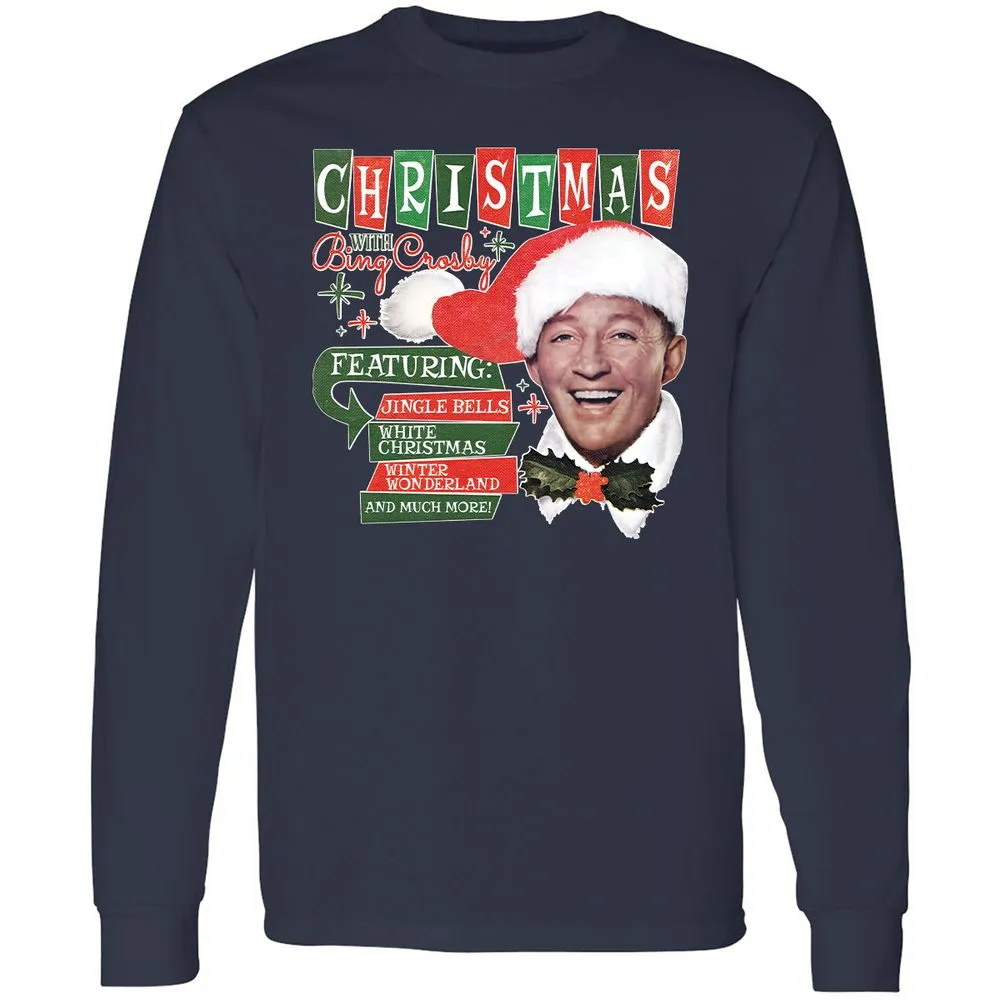 Long Sleeve T-Shirt - GZBLUS7U - Navy - 12