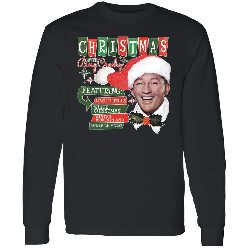 Long Sleeve T-Shirt - GZBLUS7U - Black - 16