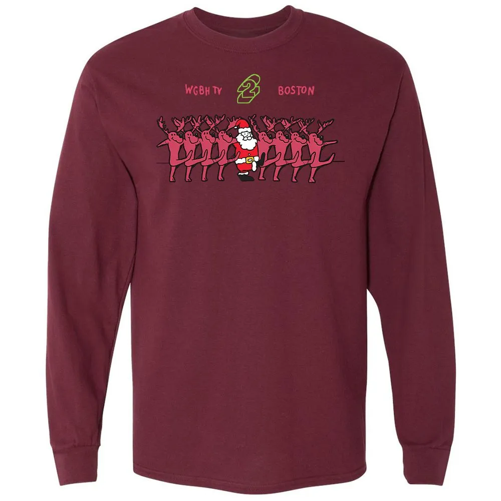 Long Sleeve T-Shirt - YR1CB38R - Maroon - 11