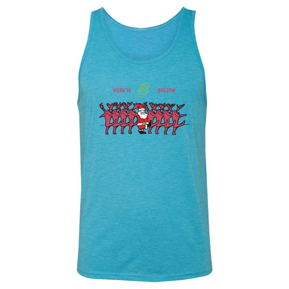 Unisex Jersey Tank - UZPP8MHW - Aqua Triblend - 3