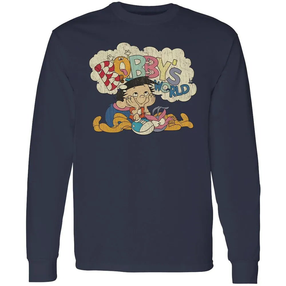 Long Sleeve T-Shirt - CYERT4YH - Navy - 12