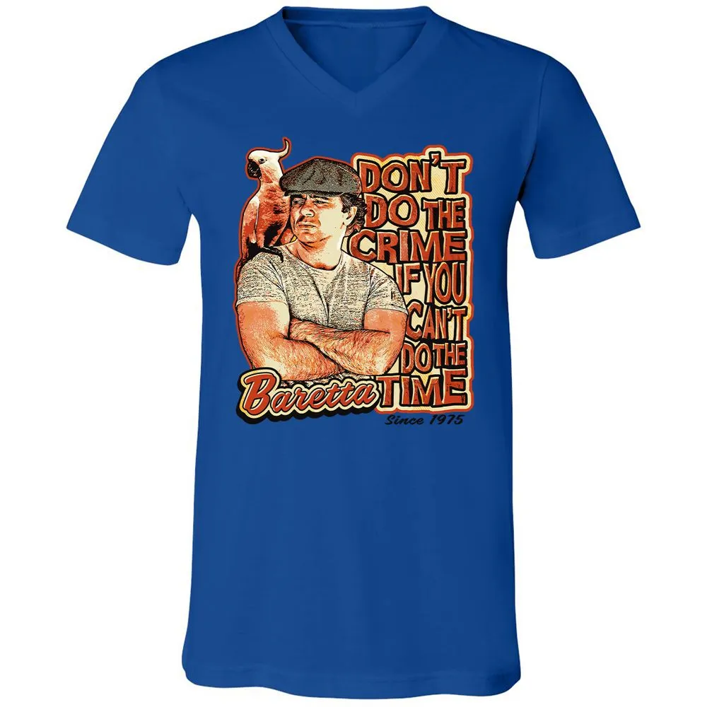 Unisex V-Neck T-Shirt - RZCLDQHH - True Royal - 4