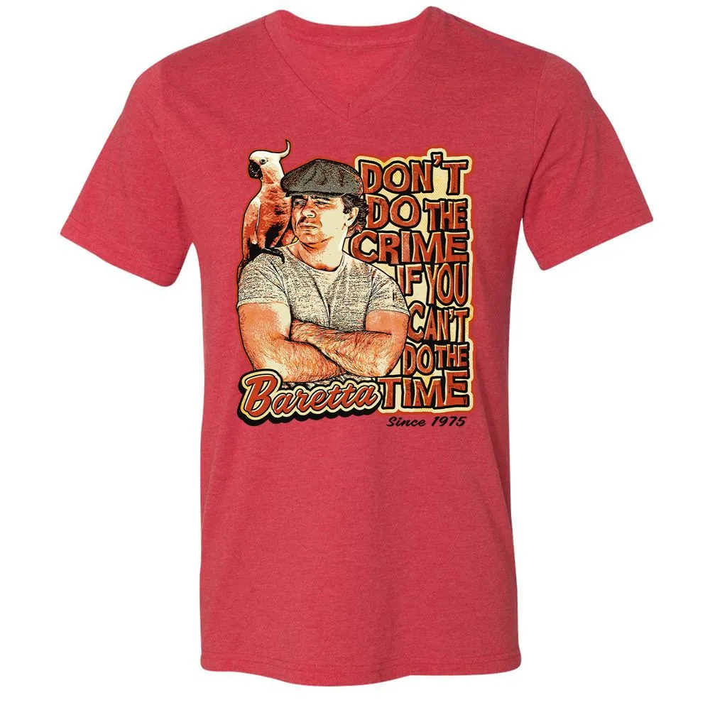 Unisex V-Neck T-Shirt - RZCLDQHH - Heather Red - 5