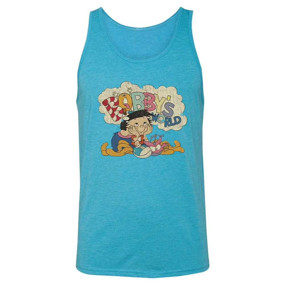 Unisex Jersey Tank - 1TNYP247 - Aqua Triblend - 3