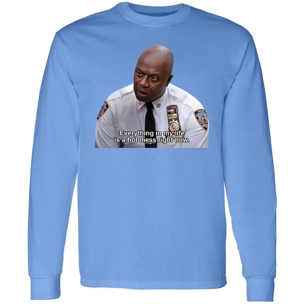 Long Sleeve T-Shirt - 24RYH3TY - Carolina Blue - 2