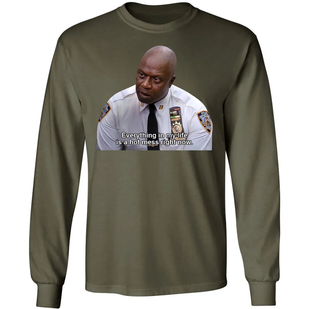 Long Sleeve T-Shirt - 24RYH3TY - Military Green - 7