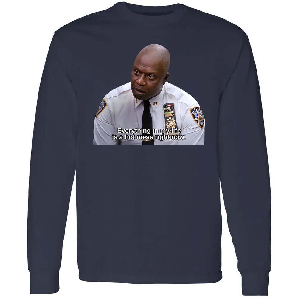 Long Sleeve T-Shirt - 24RYH3TY - Navy - 12