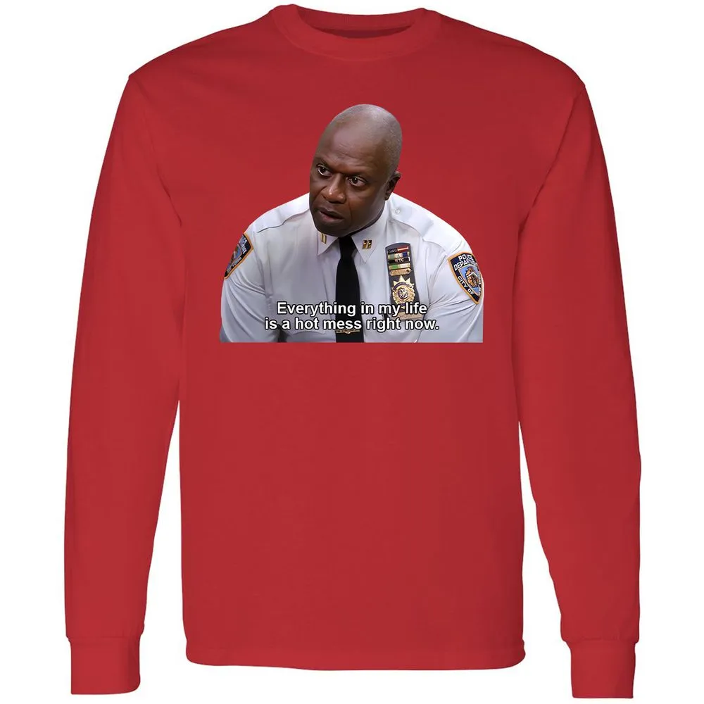 Long Sleeve T-Shirt - 24RYH3TY - Red - 14