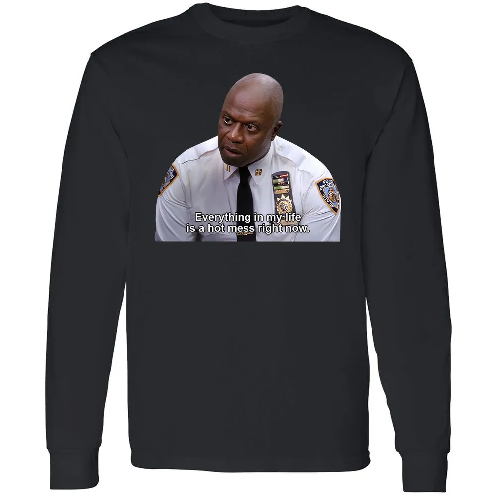 Long Sleeve T-Shirt - 24RYH3TY - Black - 16