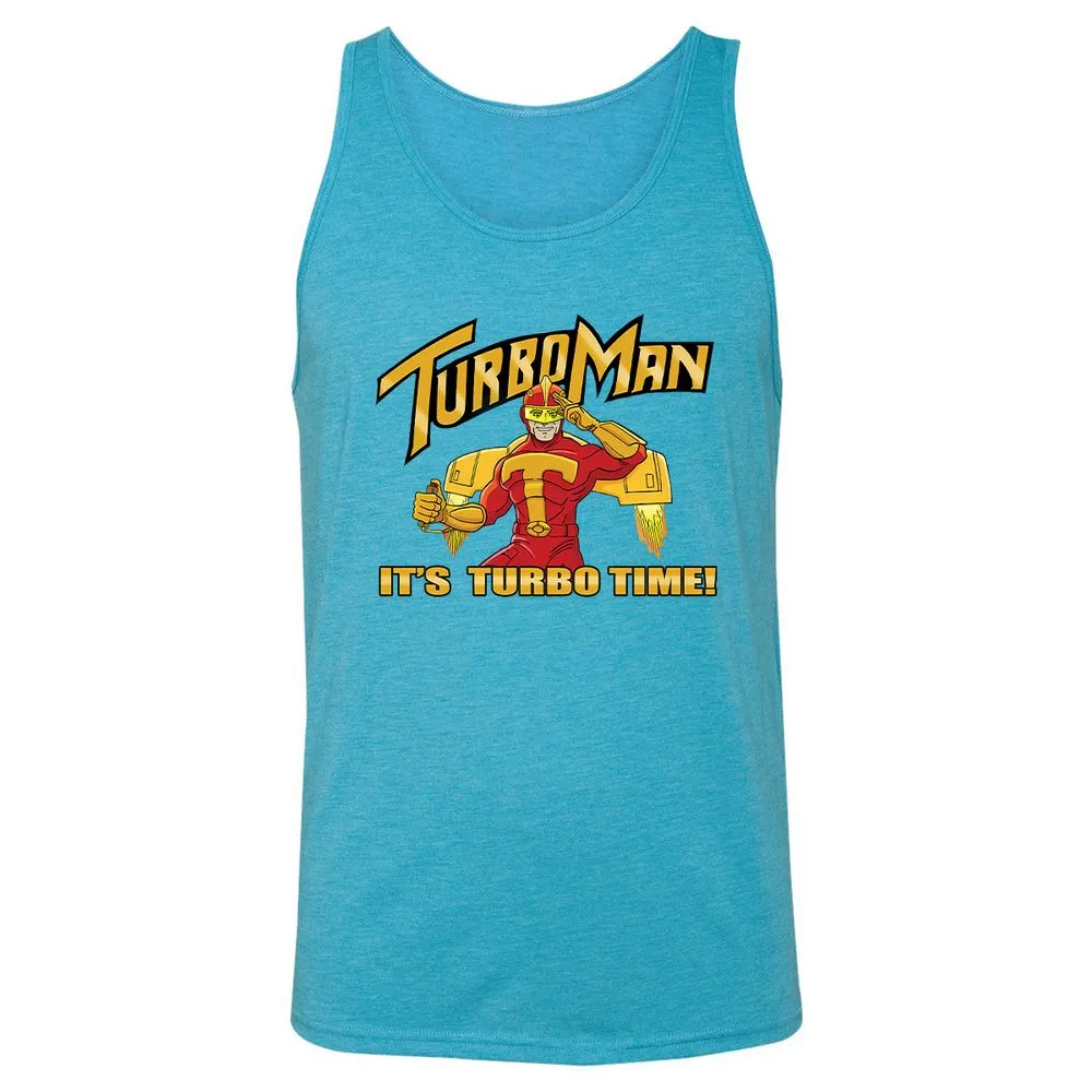 Unisex Jersey Tank - MRBK4DZ8 - Aqua Triblend - 3