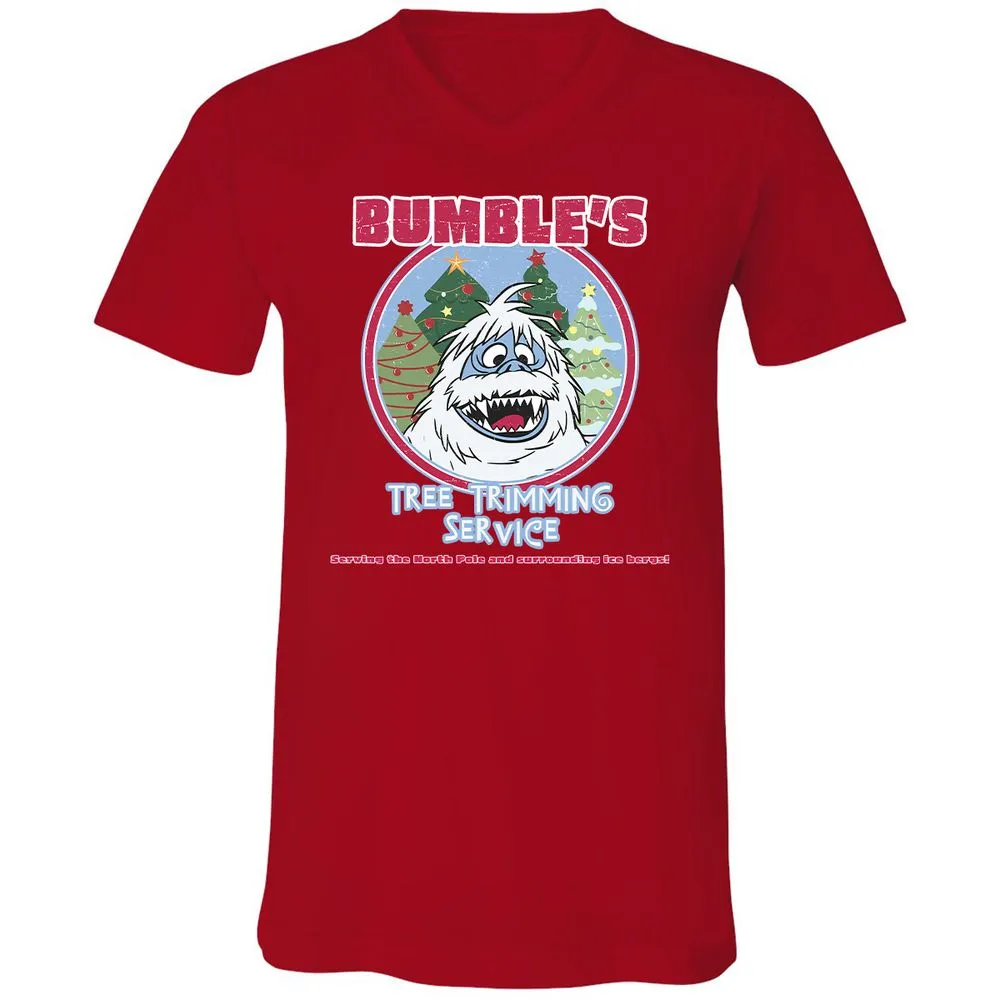 Unisex V-Neck T-Shirt - EQ6M7GFT - Red - 3