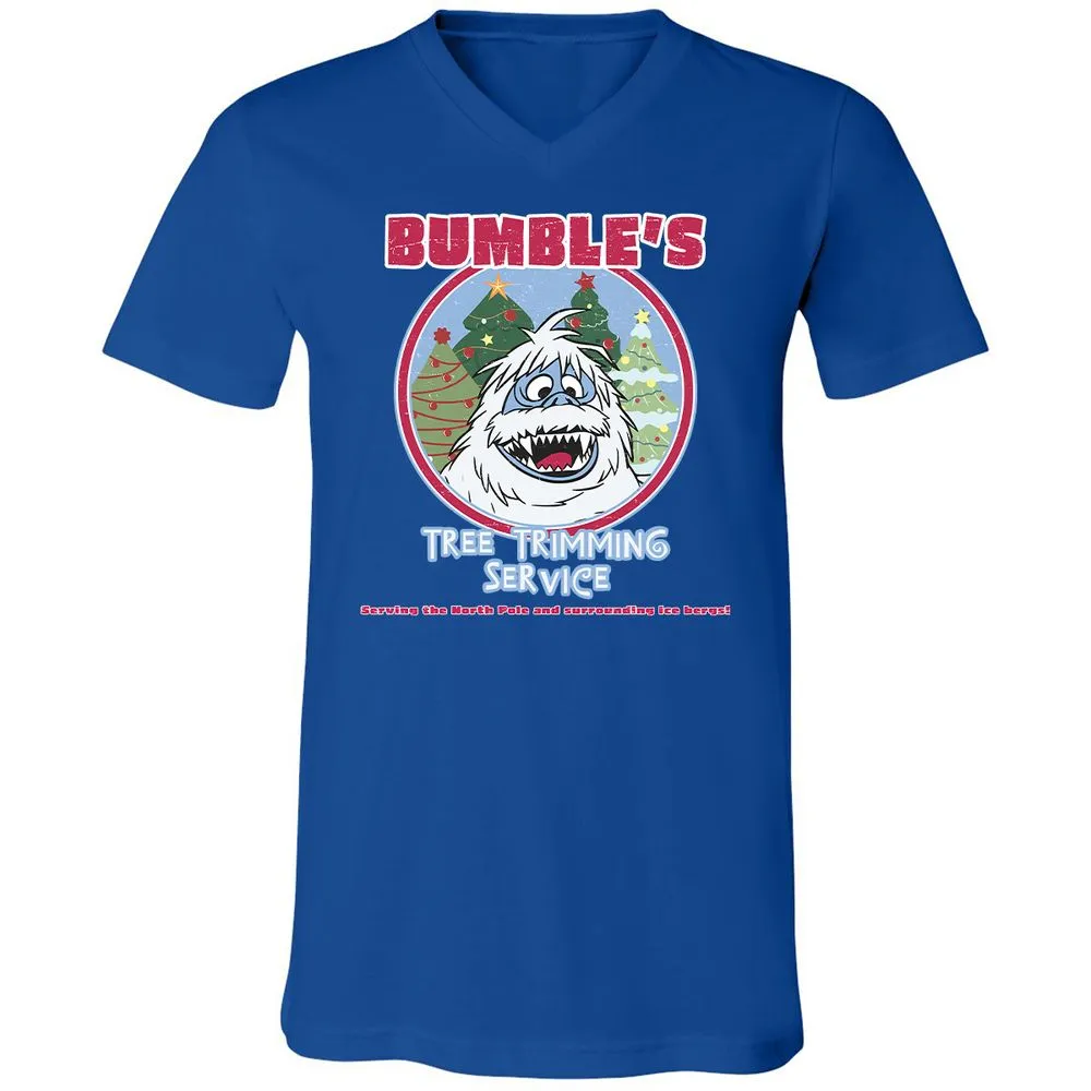 Unisex V-Neck T-Shirt - EQ6M7GFT - True Royal - 4