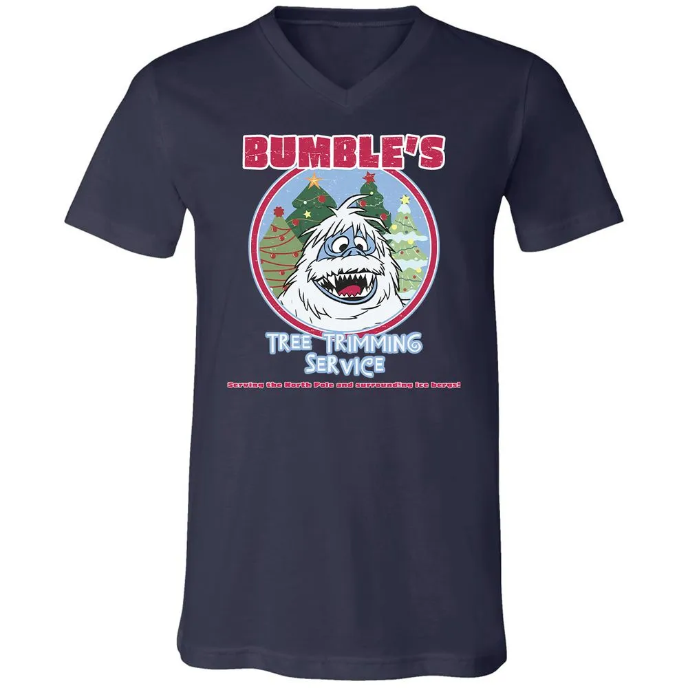 Unisex V-Neck T-Shirt - EQ6M7GFT - Navy - 9